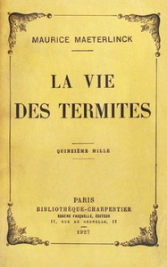 Cover of La vie des termites