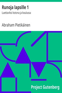 Cover of Runoja lapsille 1