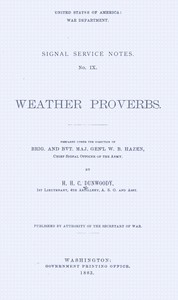 Cover of Weather proverbs