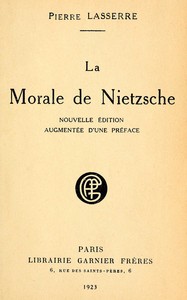 Cover of La morale de Nietzsche