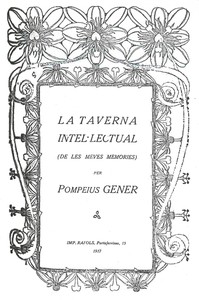 Cover of La taverna intel·lectual