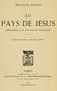 Au pays de Jésus